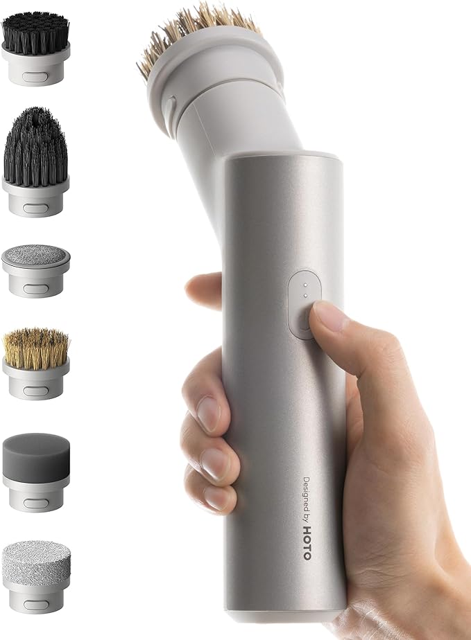 HOTO Electric Kitchen Brush Oil Sludge Killer